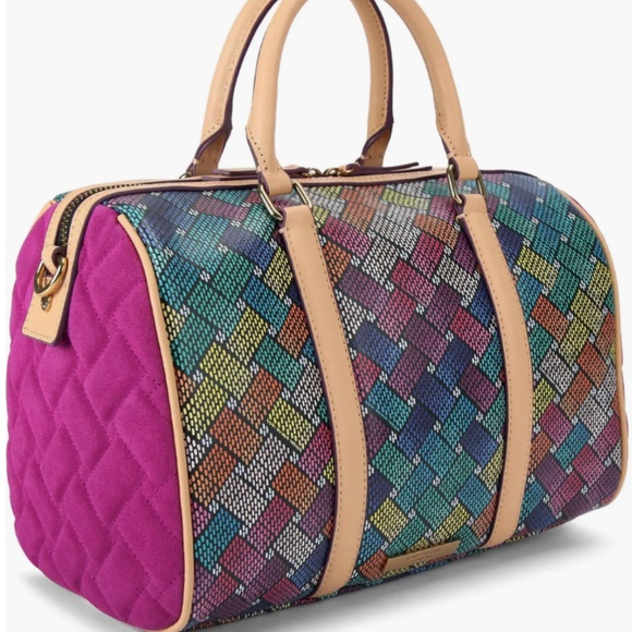 Kurt Geiger London Kensington Boston Fringe Duffle Bag NWT 💋ྀིྀི - Picture 5 of 6